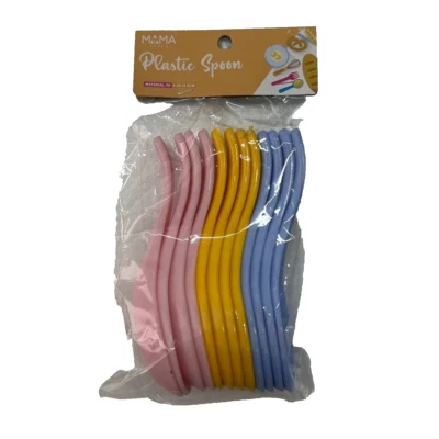 12Pcs Chinese Ramen Noodle Soup Spoons with Long Handle Flatware Hotel Tableware - Image 1 of 4