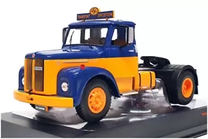 Ixo 1/43 Scale Diecast TR122.22 - 1953 Scania 110 Super Truck - Yellow/Blue - Picture 1 of 5