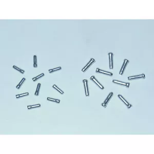 SRAM Cable End Crimp Kit for Derailleur/Brake 1.2 / 1.8 mm 20pc Silver shift tip - Picture 1 of 1