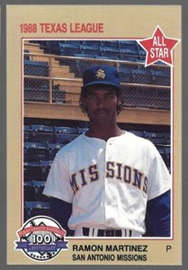1988 GRAND SLAM TEXAS LEAGUE ALL-STARS #28 RAMON MARTINEZ