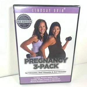 Lindsay Brin: Complete Pregnancy Workout 4 DVD Fitness Exercise Video - Picture 1 of 4