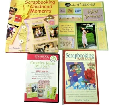 Scrapbooking Lot Creative Ideas DVD Scrapbooking Made Easy My Memories Childhood - image 1 of 4
