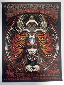 Widespread Panic Jeff Wood Red Rocks Poster Signed Numbered Artist Edition - Picture 1 of 7