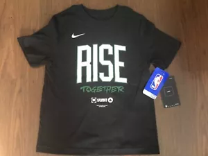 Nike NBA Playoffs Boston Celtics RISE TOGETHER T- shirt /TEE Medium 5/6 (TT75) - Picture 1 of 3