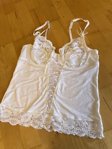 Dessous Oberteil Bustier weiß Gr. L 40 Cup 80B - Bild 1 von 2