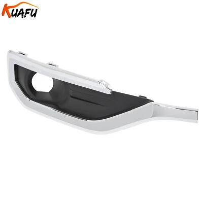 Bisel de luz antiniebla cromado para parachoques negro lado derecho KUAFU para GMC Acadia 2017-2019 Foto 1 de 4