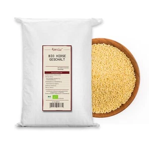 (3,60 EUR/kg) 25kg BIO Hirse geschält, ohne Zusätze, Vorratspack - Bild 1 von 5