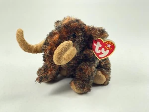 TY Beanie Baby Babies Giganto Lana Mammut 12-17-2000 Peluche Giocattolo Animale - Foto 1 di 9