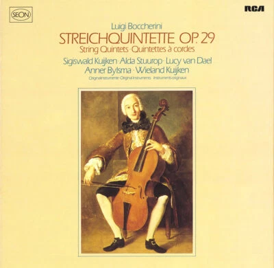 2LP Box BOCCHERINI 6 String Quintets Op.29 KUIJKEN BYLSMA RCA RL-30441 1977 Rec. - Image 1 of 3