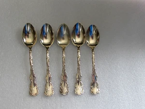 Louis XV by Birk's Sterling Silver Tea spoon x 5 set 117 gr Not scrap - Picture 1 of 6