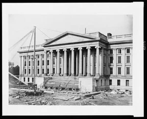Construction Site,United States Treasury Building,Washington,DC,November 1859 1 - Picture 1 of 1