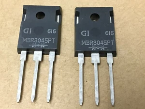 (2 PC) GI MBR3045PT Rectifier Diode Schottky 1 Phase 2 Element 30A 45V TO-247A - Picture 1 of 2