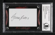 2017 Historic Auto Scripts Cut Signature Bruce Sutter Cut Auto HOF