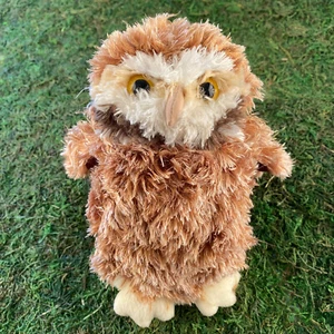 Douglas Cuddle Toys 6" Edison RARE Shaggy Owl Plush Stuffed Bird Toy 3778.1 NWT - Picture 1 of 2