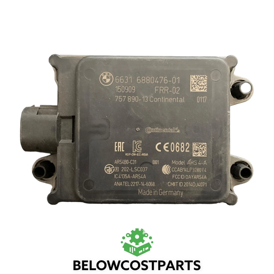 Módulo de radar BMW FRR-02 6631 6880476-01 para 2014-2019 serie 3 5 7 X3 X5 X6 Foto 1 de 2