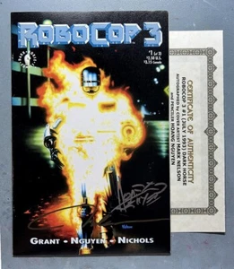 ROBOCOP3 #1 (VF/NM 9.0) AUTOGRAPHED by CVR ARTIST NELSON / PENCILER HOANG NGUYEN - Picture 1 of 7