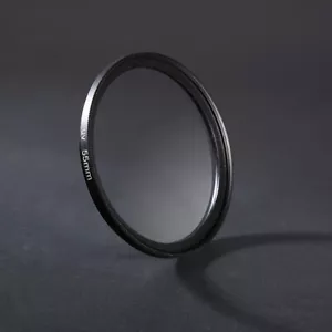 55 mm UV Ultraviolet Lens Glass Filter for Nikon/Sony/Canon/Minolta Camera Black - Picture 1 of 6