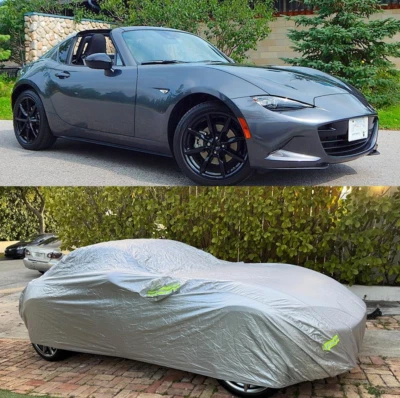 Cubierta de coche UV impermeable con protección contra todo clima para MAZDA MX-5 MIATA 1990-2023 Foto 1 de 4
