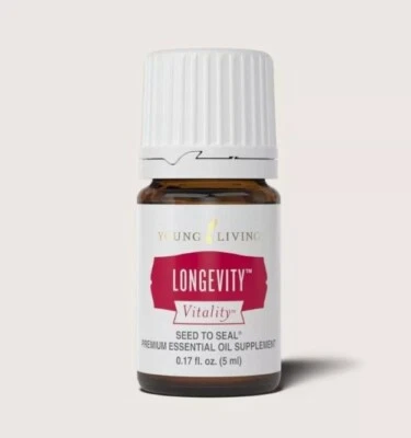 Young Living Essential Oils Longevity Vitality 5ml NEW Sealed Free Shipping - Image 1 of 2