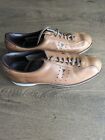 Vintage AMF Bowling Shoes Uk 9 Brown Leather. Northern Soul, Mod. Very Good Cond