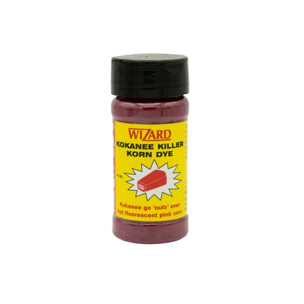 Pro-Cure Wizard Kokanee Killer Korn Dye 4 oz. Kokanee Shoepeg Corn Bait Dye - Image 1 of 1