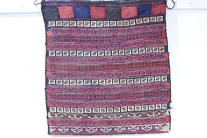 nr C3391 Original Turkmenistan Teppich Türkmen Tasche Kelim fein ca 60 x 57 cm - Bild 1 von 11