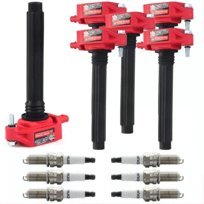 Ignition Coil & Spark Plug 6PCS For Dodge Challenger 2011 2012 2013 2014 -2020 - Image 1 of 4