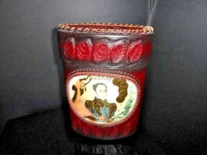 Bolivar Leather Cigar Storage Humidor  Measures  9" L x 6.5" W x 4" D - Picture 1 of 13