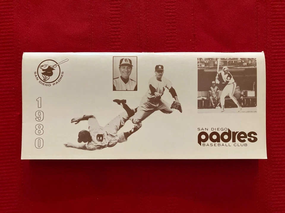 1980 MLB San Diego Padres media guide / Fingers / Smith / Tenace / Winfield - Image 1 of 1