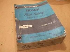 Chevrolet Chevy Dealer Parts catalog 1946-1972 Dealership book
