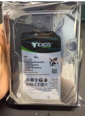 ST8000NM017B Seagate Exos 8TB 7E10 7.2K 6Gb/s 3.5'' SATA 256MB Hard Drive NEW - Image 1 of 4