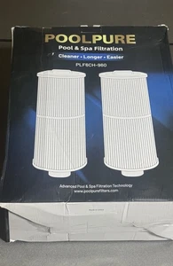 Paquete de 2 filtros de spa POOLPURE PLF6CH-960 reemplaza mango cerrado PJW60TL-F2S-14 7/8" - Imagen 1 de 5