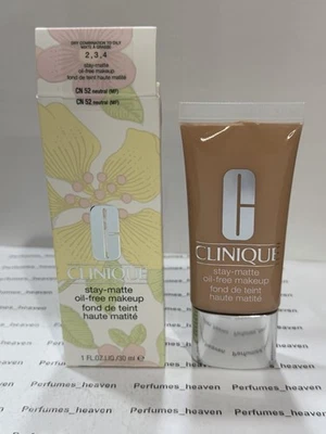 Clinique Stay-Matte Oil-Free Makeup Shade CN 52 NEUTRAL (MF)  1oz / 30ml - Image 1 of 2