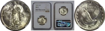 1929-S Standing Liberty Quarter   NGC MS-67 - Image 1 of 3