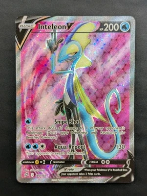 Inteleon V (Full Art) 180/192 Swsh02: Rebel Clash Holo - Image 1 of 2