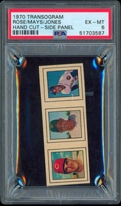 1970 Transogram Side Panel Rose / Mays / Jones PSA 6; Pop 1, Only 1 Higher! - Picture 1 of 2