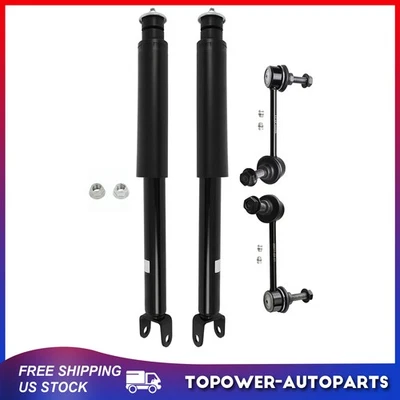 For 2010-2018 Lincoln MKT 4Pcs Rear Shocks Absorber & Sway Bar Links Kits - Image 1 of 4