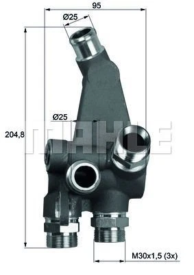 MAHLE TO 3 83 THERMOSTAT OIL COOLING - Image 1 of 2