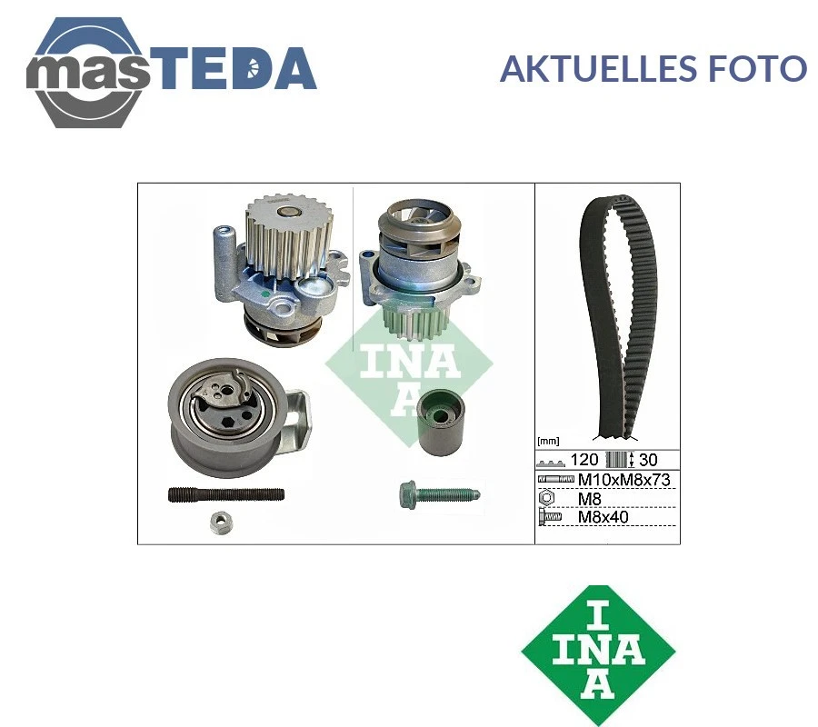 530 0091 30 ZAHNRIEMEN-SATZ KIT SET + WASSERPUMPE INA FÜR AUDI A2,8Z0 1.4 TDI - Image 1 of 4