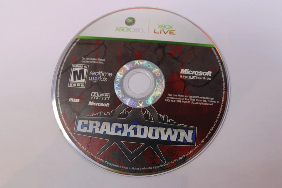 Crackdown Xbox 360 Disc Only Tested - Image 1 of 1