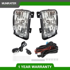 For dodge Ram 1500 Clear Bumper Lamps Fog Light Assembly w/Switch R+L 2013-2018 - Picture 1 of 8