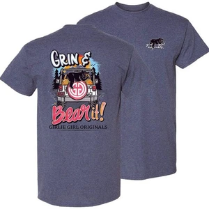 Girlie Girl Originals Grin & Bear It T-Shirt - Picture 1 of 10