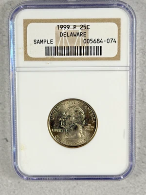 1999-P Delaware State 25C Quarter PCGS Sample #2P40 - Image 1 of 2