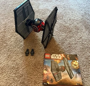 LEGO 75101 Star Wars First Order Special Forces TIE Fighter w/Minifigs & Manual - Picture 1 of 6