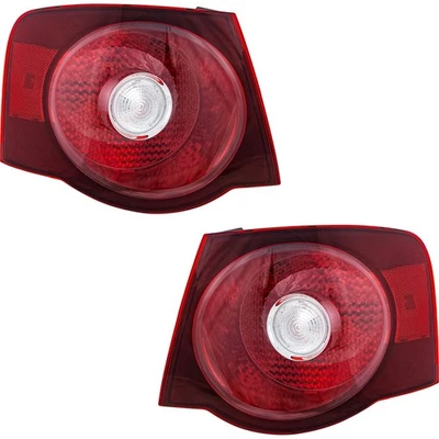 Set of 2 Tail Light For 08-2009 Volkswagen Jetta GLI Sedan LH & RH Outer P Foto 1 de 4