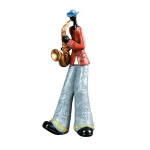 Jazz-Band-Spieler-Figuren, Vintage-Musiker-Figur, Kunstharz-Statuen, Deskto8035 - Bild 1 von 5