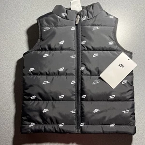 Nike Toddler Boy’s Size 2T Black and White Vest - Picture 1 of 7