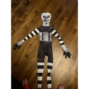 Parrucca morphsuit Jack che ride pagliaccio cattivo spaventoso costume Halloween 4-6 yourh - Foto 1 di 4