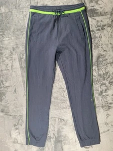 Hugo Boss Sweatpants Men's L Dark Gray Tapered Performance Joggers Sportswear - Picture 1 of 10