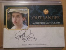 2017 Cryptozoic Outlander season 2 Autograph Card RD Rosie Day as Mary Hawkins